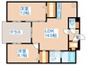 S-RESIDENCE大通東 2LDKの間取り