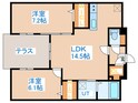 S-RESIDENCE大通東の間取図