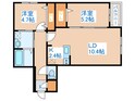 S-RESIDENCE大通東の間取図