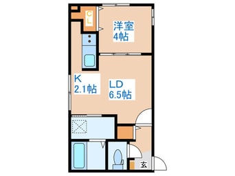 間取図 F-HOUSE発寒
