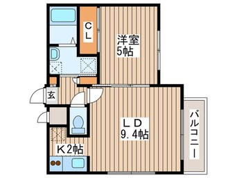 間取図 シャルム大通東Ⅱ