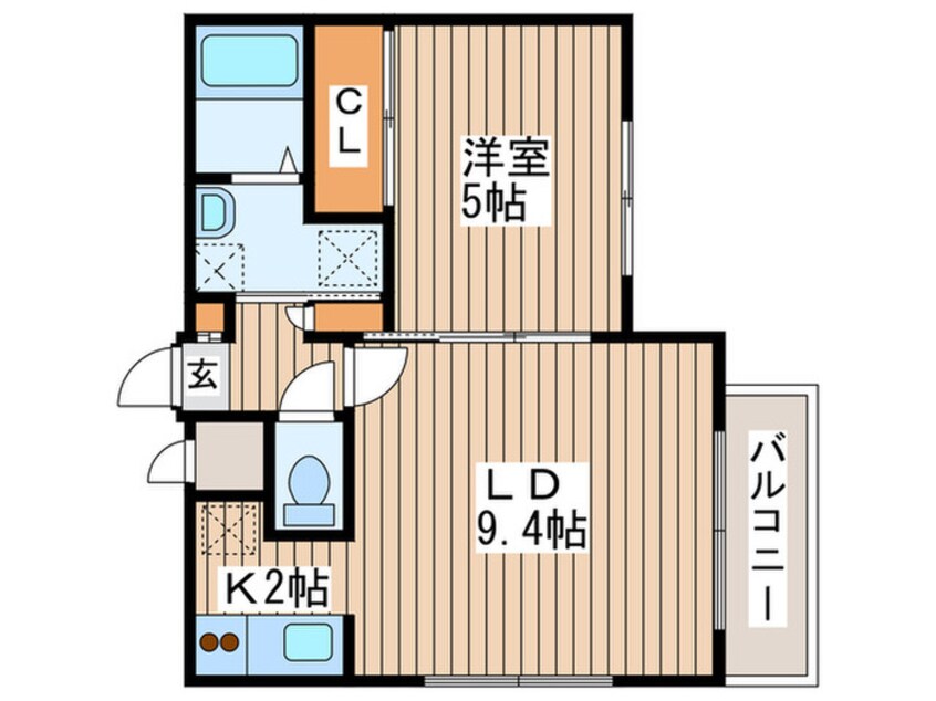 間取図 シャルム大通東Ⅱ