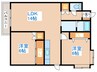 昇光ハイツ 2LDKの間取り