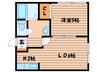 エクセレント３０ 1LDKの間取り