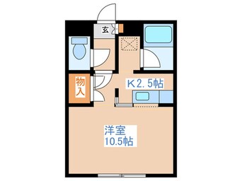 間取図 パンセ平岸