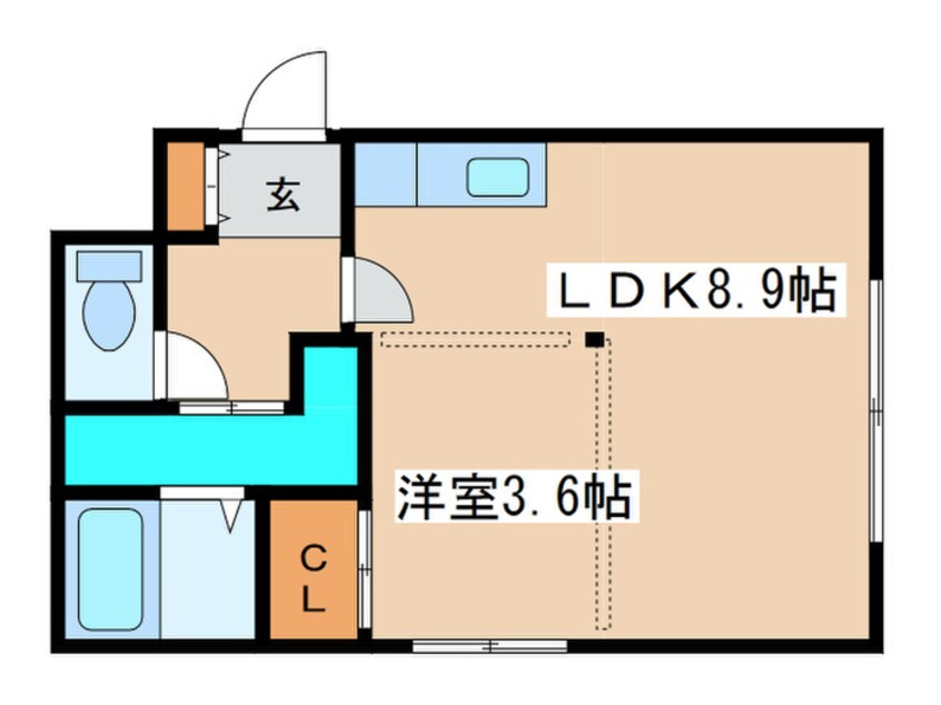 間取図 ベルニュア－ジュ東札幌