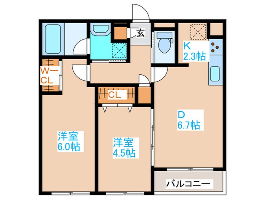 間取図 LiveCasa白石