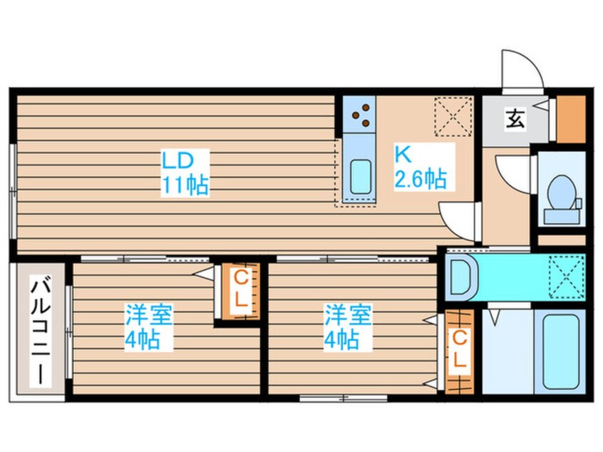 間取図 S-RESIDENCE南郷SOUTH