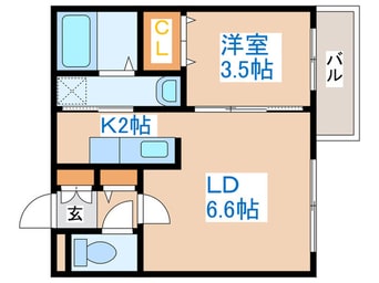間取図 アスパイア琴似