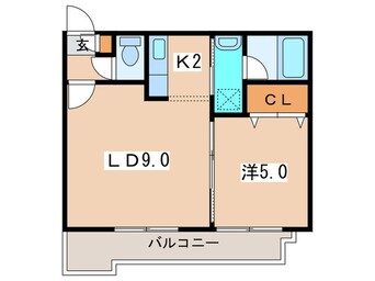 間取図 Ｍ　ｓｔａｇｅ