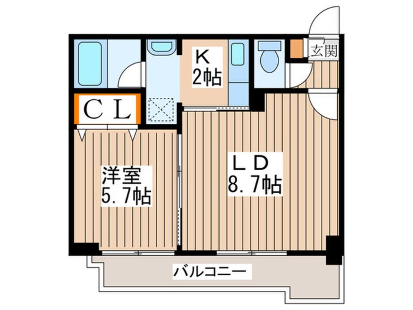 間取図 Ｍ　ｓｔａｇｅ