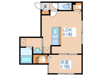 間取図 JUNESSE N36