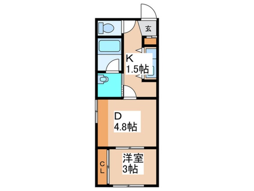 間取図 メニーズコート創成タウン　C棟