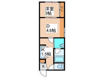 間取図 メニーズコート創成タウン　C棟