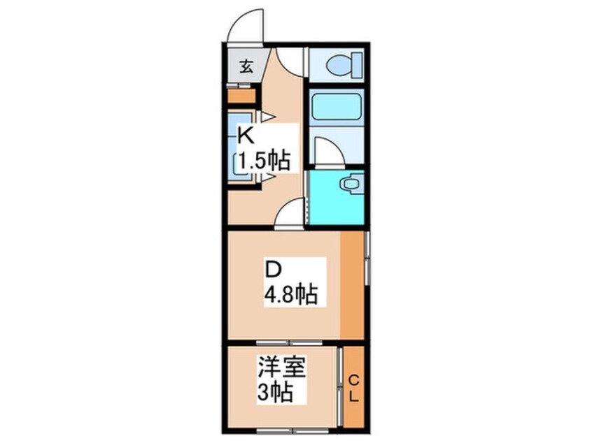 間取図 メニーズコート創成タウン　C棟