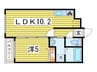 クラッセ円山ＥＡＳＴ 1LDKの間取り