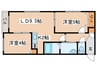 クラッセ円山ＥＡＳＴ 2LDKの間取り