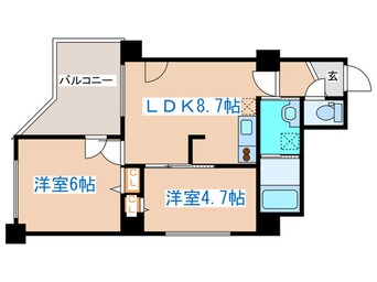 間取図 クラッセ宮の森ガ－デン