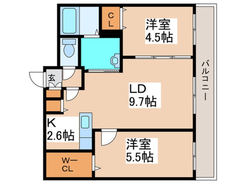 間取図 アルファスクエア北20西4