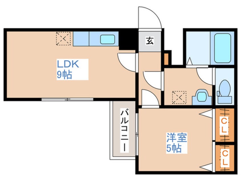 間取図 ベルヴィコート豊平ＩＶ