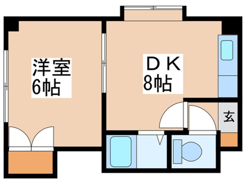 間取図 ダイアナ麻生マンション