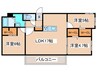 GEレジデンス西線 3LDKの間取り