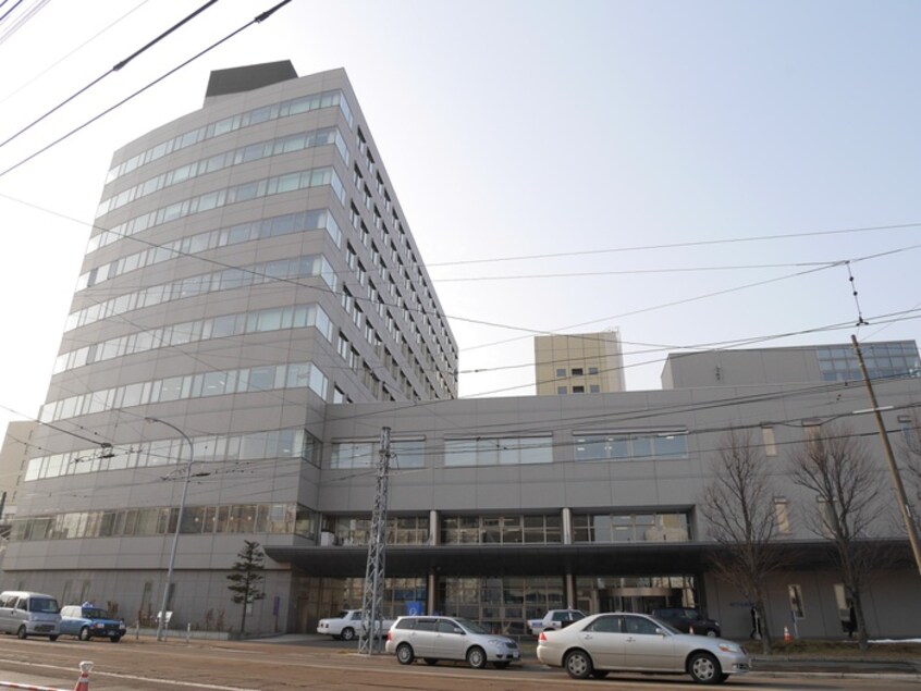 NTT東日本札幌病院(病院)まで500m アルファスクエア南1西18
