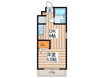 間取図 グランメ－ル栗山