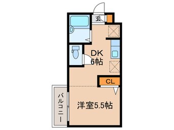 間取図 グランメ－ル栗山