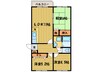シャト－富士 3LDKの間取り