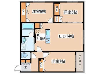 間取図 S-RESIDENCE神宮前