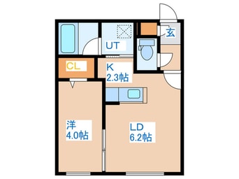 間取図 Capella大通南