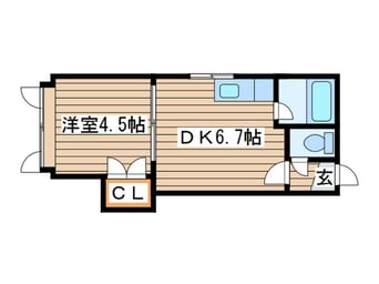 間取図 ア－バンコ－ト麻生６