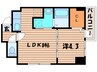 クラッセ北大通りⅢ 1LDKの間取り