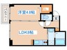 クラッセ北大通りⅢ 1LDKの間取り