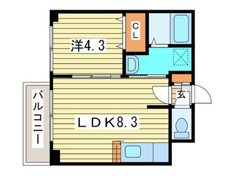 間取図 クラッセ北大通りⅢ