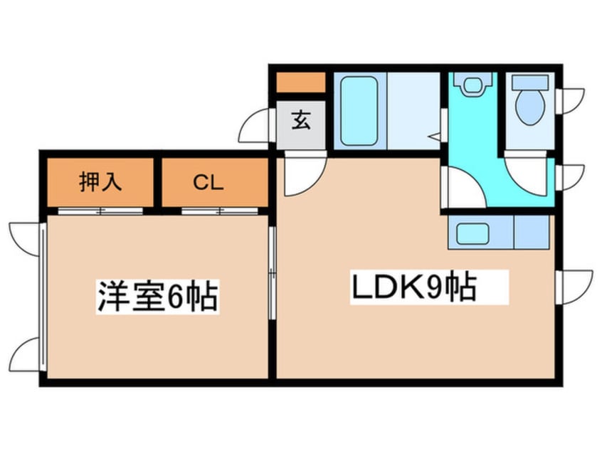 間取図 グレースハイツ新道東