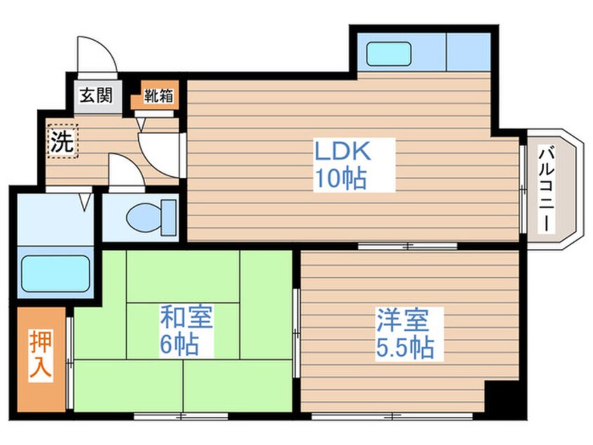 間取図 豊平コ－ト