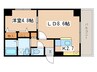 エステラアネックス 1LDKの間取り