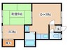 第三コーポ町村 2DKの間取り