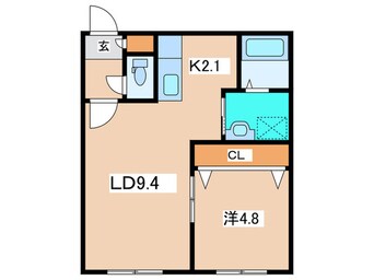 間取図 Ti　amo　Soen
