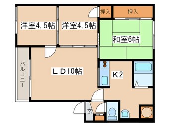 間取図 サテラ１２