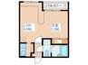 House of LIZA 平岸壱番館 1LDKの間取り