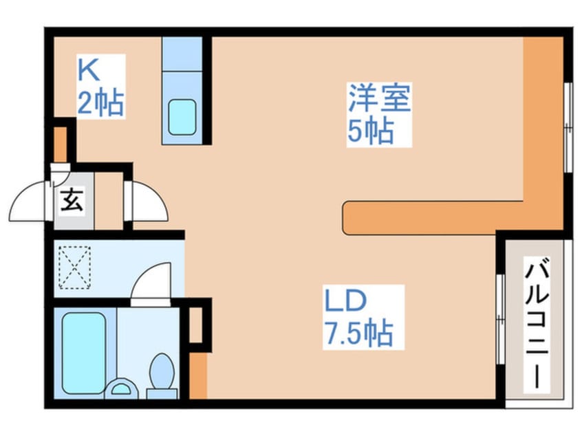 間取図 House of LIZA 平岸壱番館