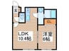 ENCHAN‐THE 1LDKの間取り