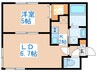 ケレス発寒 1LDKの間取り
