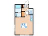 ＣＡＳＡ　ＣＯＭＯＤＯ 1Rの間取り