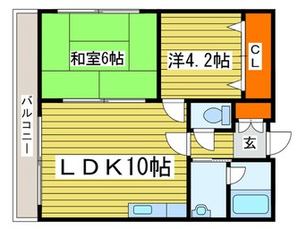 間取図 ノ－スシティ－１７