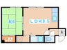 ハイムミント 1LDKの間取り