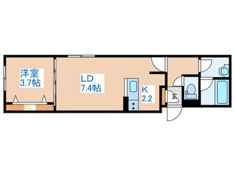 間取図 シエル琴似